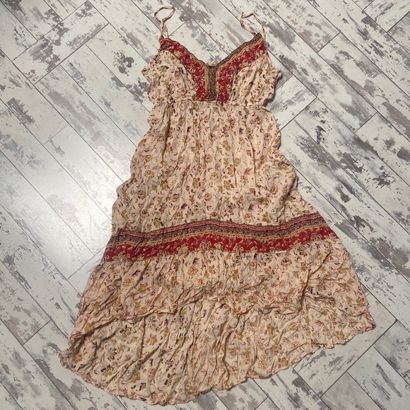 Angie floral red & cream sundress - Picture 1 of 1